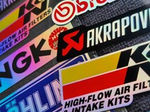 Bike & Helmet Laser Rainbow Sticker■レーザー“ホログラム”反射バイクステッカー#SHOEI#NGK●RS079/Laser×1枚：送料込み679円_画像2