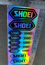 Motorcycle & Helmet Laser Rainbow Sticker□レーザー“ホログラム”反射バイクステッカー/#SHOEI●RS087×2枚セット：送料込み1199円_画像3