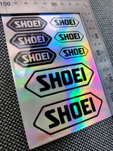 Motorcycle & Helmet Laser Rainbow Sticker□レーザー“ホログラム”反射バイクステッカー/#SHOEI●RS087×2枚セット：送料込み1199円_画像5