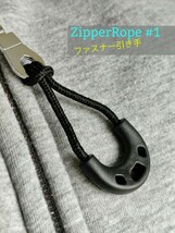 “高品質”ジッパータブ/ジッパープル/ファスナー引き手/ZipperRope#1■color：Black■Style#1×5個セット：Special Price！送料込み379円_画像7