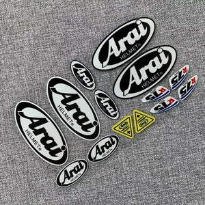 “Arai”Bike&Helmet Reflective Sticker“高品質”反射+防水メットステッカー集□color：反射系銀+Black■RS-BB-03×1枚：送料込み1099円