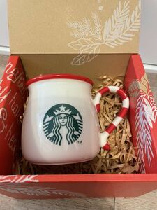 未使用 スターバックス ホリデー 2016年 限定 商品 キャンディーケーン マグ 355ml クリスマス マグカップ スタバ STARBUCKS コレクター