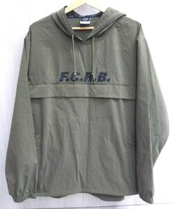 F.C.R.B.(F.C.Real Bristol) エフシーレアルブリストル LIGHT WEIGHT ANORAK アノラック FCRB-190041 カーキ系 メンズ Lサイズ