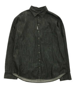 DSQUARED2 DROP SHOULDER DENIM SHIRT ドロップショルダー デニム ダークグレー ブラックディースクエアード