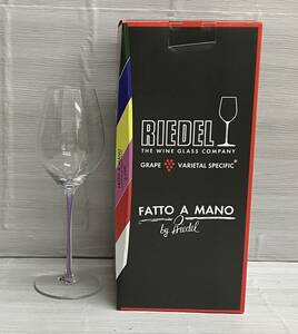 RIEDEL リーデル FATTO A MANO ワイングラス パープル 箱あり