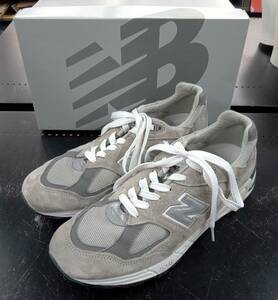 new balance 990V2 “Gray“/M990GY2 ニューバランス ローカットスニーカー 27.5cm グレー 店舗受取可