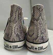 CONVERSE / コンバース / LEATHER ALL STAR US PYTHON HI / スニーカー / 1SD288 / サイズ28cm / パイソンレザー / 箱あり / タグ付_画像3