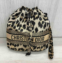 Christian Dior クリスチャン・ディオール トラベルポーチ ヒョウ柄 小物_画像1