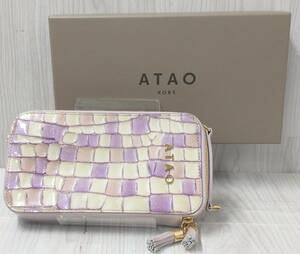 ATAO アタオ アミュレット ヴィトロ お財布ポシェット ショルダーバッグ パープル系