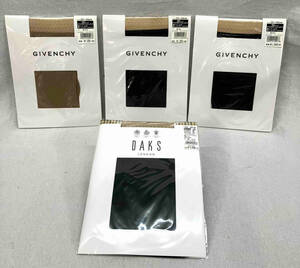 ［未使用・未開封］GIVENCHY DAKS ジバンシイ ダックス ストッキング 4点セット サイズ 22・23〜24cm ベージュ ブラック レギンス スパッツ