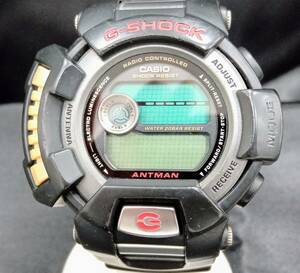 ジャンク 【1円スタート！！】CASIO G-SHOCK GW-100 ANTMAN 電波時計 腕時計 アントマン デジタル ブラック