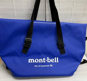 mont-bell モンベル ロールアップクーラーバッグ 25L アウトドア ブルー 大容量