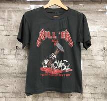 古着 Metallica Kill Em All メタリカ バンドTシャツ 半袖Tシャツ コピーライト97年 タグ欠損 ブラック 店舗受取可_画像1