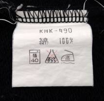 KENZO JEANS ケンゾージーンズ スウェット トレーナー メンズ FREE 黒 ブラック 綿100％ 日本製 MADE IN JAPAN ビッグロゴ 刺繍_画像4
