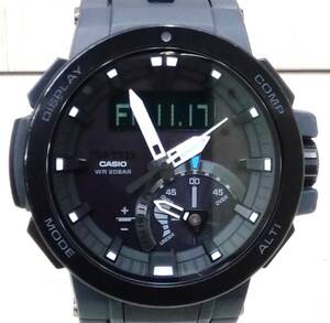 CASIO Casio PRO TREK Protrek PRW-7000|201D**** солнечные радиоволны наручные часы коробка * руководство пользователя есть 