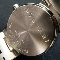 【電池交換・研磨済み！】BVLGARI BB23SS ブルガリブルガリ 電池式 デイト 2針 SS 黒文字盤 レディース時計 クォーツ ウォッチ 店舗受取可_画像5