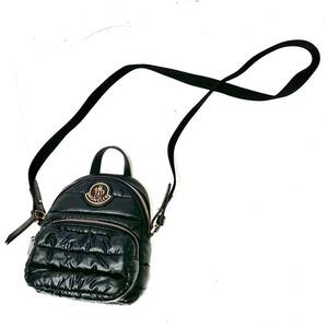 MONCLER モンクレール KILIA SMALL BAG リュック型 ショルダーバッグ ポーチバッグ サコッシュバッグ 5L000 ブラック