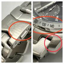 TAG HEUER タグホイヤー Link リンク CJF2115-0 クロノグラフ 自動巻き グレー文字盤 腕時計 メンズ 本体のみ_画像8