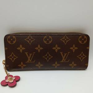 LOUIS VUITTON ルイヴィトン モノグラム GI3188 クレマンスフラワー フーシャ M64201 ラウンドファスナー レディース 長財布 店舗受取可