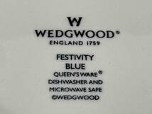 WEDGWOOD ウェッジウッド プレート フェスティビティ ブルー FESTIVITY BLUE_画像5