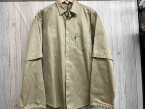 KUDOS DOUBLE SLEEVE WORK SHIRT BEIGE クードス ダブルスリーブ ワークシャツ ベージュ サイズ2 KB18XX004