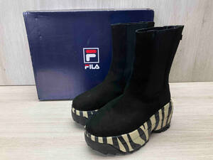 FILA/フィラ　WSS21032-095 DISRUPTOR WEDGE CHELSEA/ディスラプターウェッジチェルシー　ショートブーツ　厚底　コンビ　サイズ23.5cm