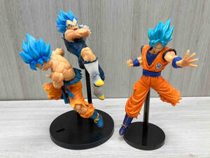 【 ジャンク / 現状品 】 ドラゴンボール超　悟空&ベジータ　フィギュア3体セット　箱なし/本体のみ