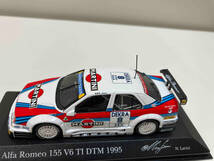 1/43 MINICHAMPS Alfa Romeo 155 V6 TI DTM 1995 N.Larini Martini Racing =コラ・ラリーニ マルティニ ミニチャンプス 430950408_画像5