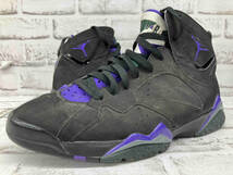 NIKE ナイキ AIR JORDAN 7 RETRO RAY ALLEN BLACK FIELD PURPLE 304775 053 レイ アレン ブラック フィールド パープル 28cm_画像1