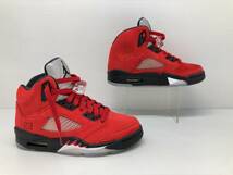 ☆ NIKE ナイキ ハイカットスニーカー Air Jordan 5 Toro Bravo サイズ:22.5cm レッド系 通年_画像8