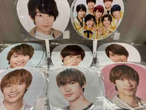  Naniwa man . jumbo "uchiwa" fan Fujiwara height one . concert goods 