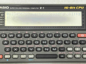 ジャンク CASIO Z-1 / 16-bit ポケットコンピュータ