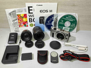 Canon キャノン EOS M ダブルレンズキット 6610B015 (シルバー) デジタル一眼