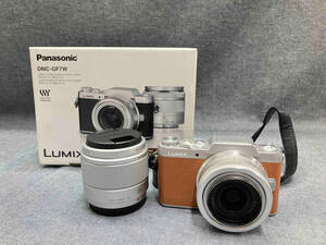 ジャンク 【動作未確認】Panasonic LUMIX DMC-GF7 ダブルズームレンズキット デジタル一眼(※ゆ09-04-09)