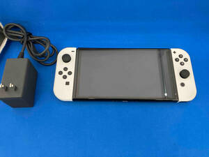初期化済み　動作確認済み　Nintendo Switch(有機ELモデル) Joy-Con(L)/(R) ホワイト(HEGSKAAAA)