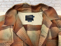 PENDLETON ペンドルトン THE ORIGINALBOARD SHIRT フランネルシャツ 長袖 メンズ M チェック柄 ブラウン系_画像6