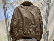 60s U.S.NAVY G-1 FLIGHT JACKET BROWN フライトジャケット ブラウン サイズ48 店舗受取可_画像2