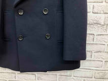【美品】WEWILL ウィーウィル P-Coat ピーコート オーバーサイズ ウール 日本製 サイズ2 ネイビー 店舗受取可_画像6