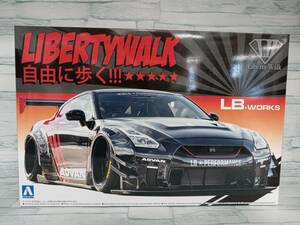 未使用　プラモデル アオシマ 1/24 LB★ワークス R35 GT-R type 2 Ver.2 リバティーウォーク No.13