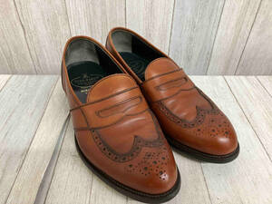 SCOTCH GRAIN COIN LOAFER WING TIP BROWN スコッチグレイン コインローファー ウィングチップ ブラウン サイズ29 F-2930