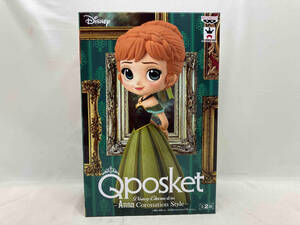 未開封品 バンプレスト アナ A(ダークグリーン) Disney Characters Q posket -Anna Coronation Style- アナと雪の女王 フィギュア