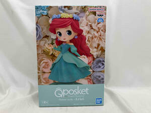 未開封品 アリエル B(花冠:ライトパープル×イエロー) Disney Characters Q posket flower style -Ariel- リトル・マーメイド