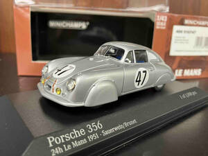 1/43 ポルシェ 356 SL #47 ル・マン 1951 クラッシュ 1008個限定 MINICHAMPS ミニチャンプス LM Porsche
