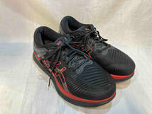 asics METARIDE BLACK×RED アシックス メタライド ブラック×レッド サイズ27 1011b216_画像1