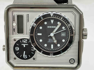 ジャンク DIESEL ディーゼル DZ-7242 腕時計 クォーツ ベルト千切れ有 動作未確認品