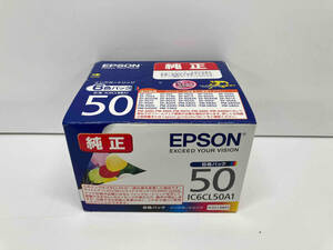未開封品 EPSON エプソン インクジェットカートリッジ 6色パック 純正 IC6CL50A1