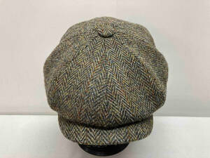 FAILSWORTH×Harris Tweed フェイルスワース×ハリスツイード 帽子 キャスケット 57.0cm ウール ブラウン系×ヘリンボーン柄