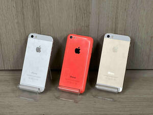 【ジャンク】 Apple iPhone 5s 16GB・5c 16GB・5s 64GB ３台セット