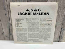 【LP盤】JACKIE MCLEAN/ジャッキー・マクリーン 4,5&6 VAN GELDER刻印あり/US盤 NJLP8279_画像2