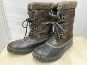 SOREL ソレル PAC NYLON SNOW BOOTS スノーブーツ NM1440-231 メンズ 27cm ブラウン系